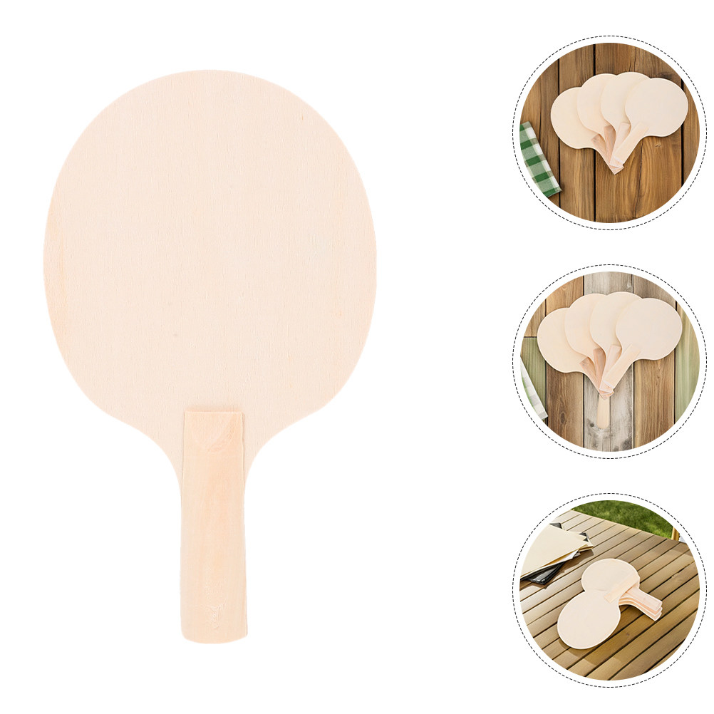 Table Tennis Paddle - 4Pair Table Tennis Paddle Blanks Wooden