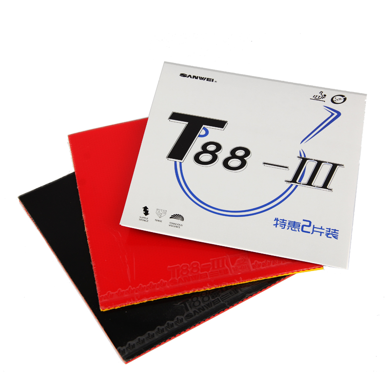 Table Tennis Spin - 1 Red 1 Black Original SANWEI