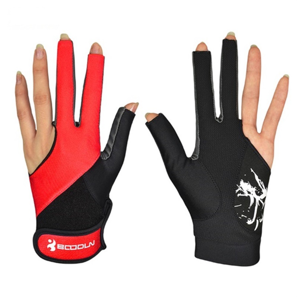 Table Tennis In Chinese - High Elasticity Billiards Gloves Breathable Sweat-Absorbent
