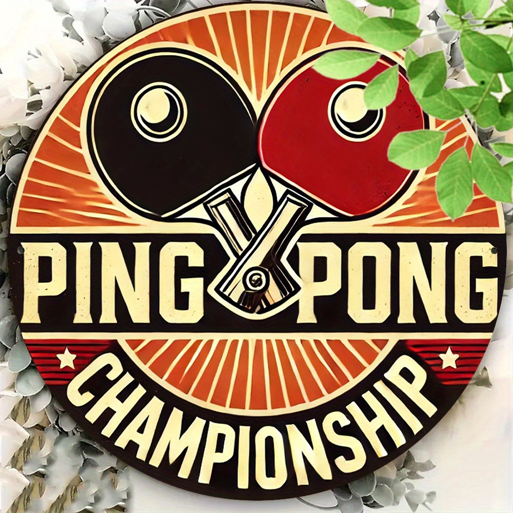 The round wooden table tennis  - Table Tennis In Chinese recension och pris