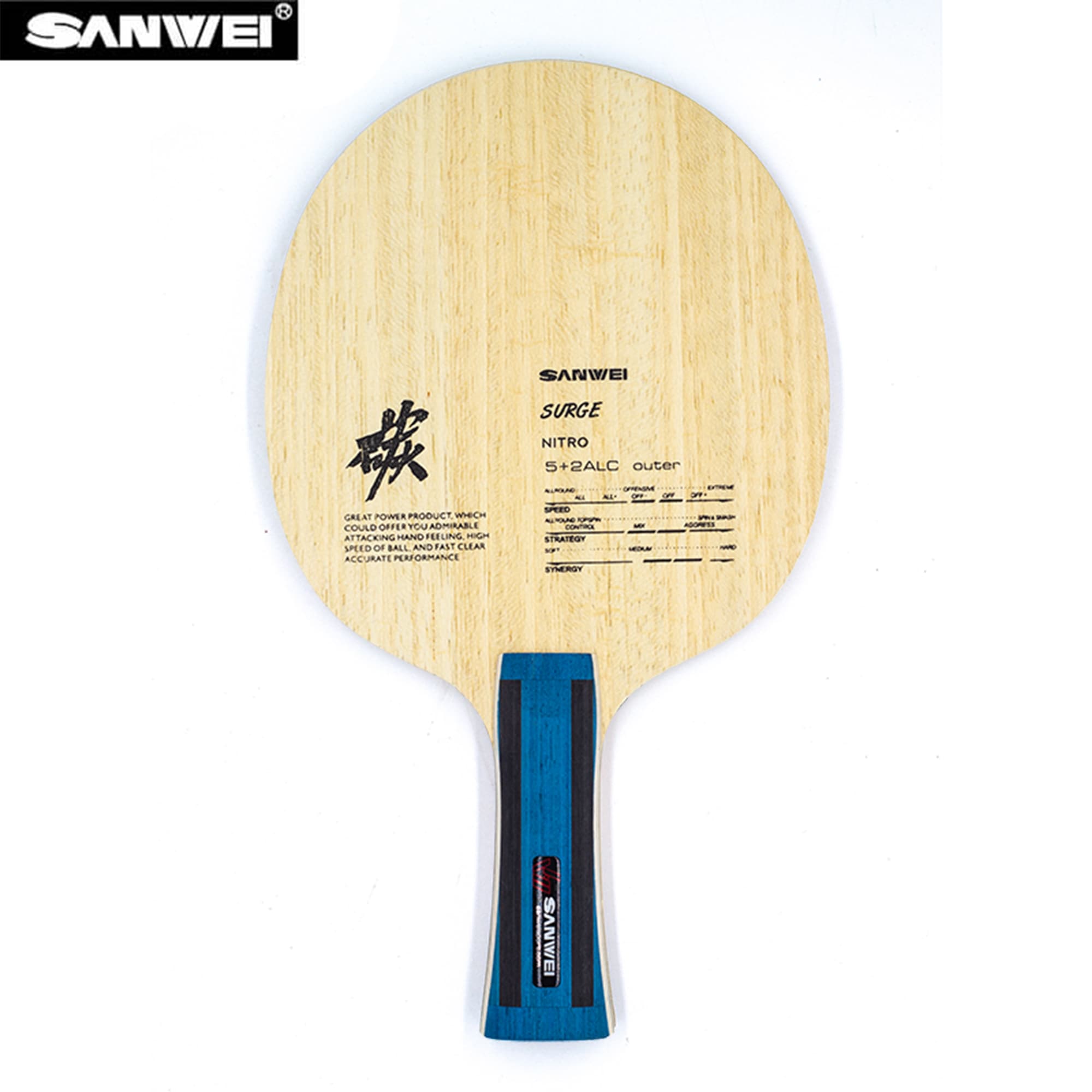 SANWEI Nitro ALC Table Tennis  - Xiom Blade Table Tennis recension och pris