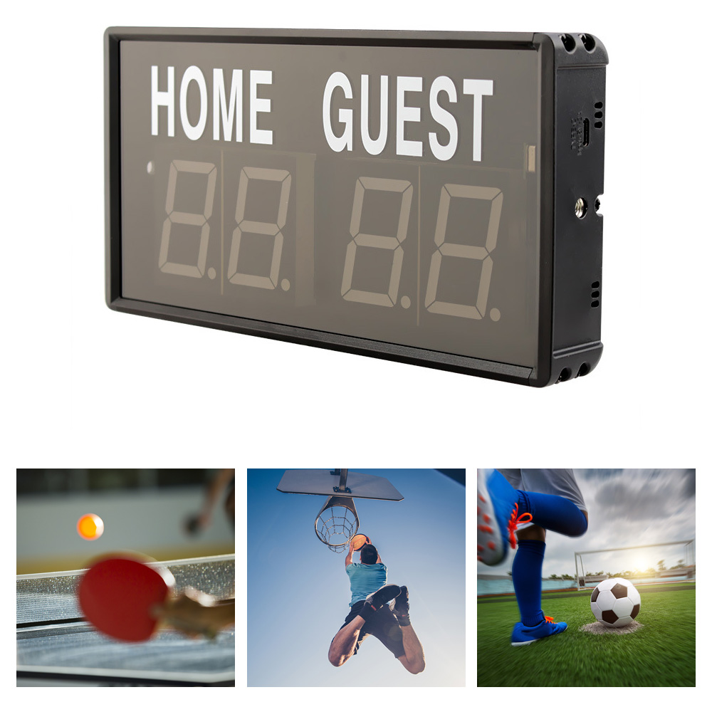 Portable 4 Digit LED Scoreboar - Table Tennis Umpire recension och pris