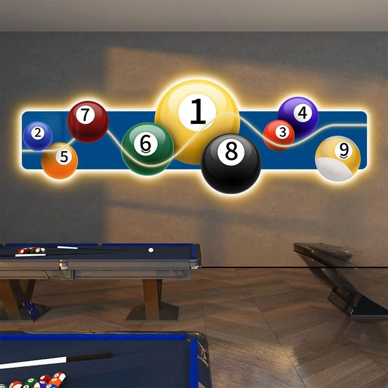 Billiards Hall Decoration Pain - Hall Table Tennis recension och pris