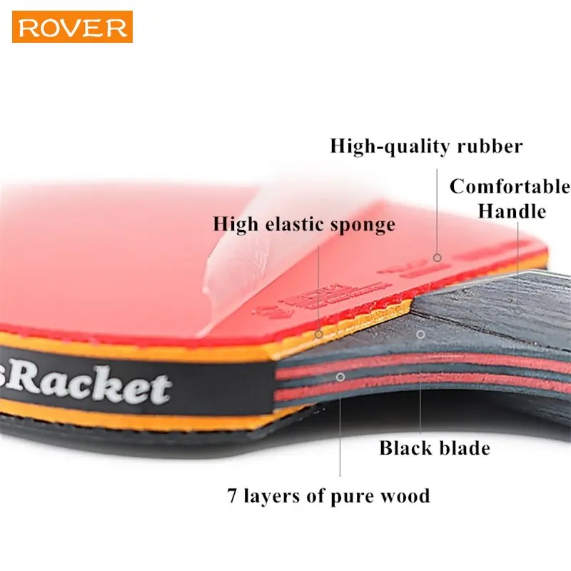 5/6 Star Table Tennis Racket 2 - Table Tennis Tournament recension och pris