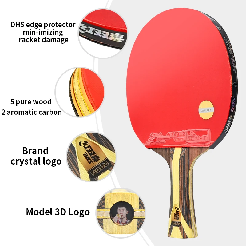 Dhs Table Tennis Racket 9002 P - Table Tennis Spin recension och pris