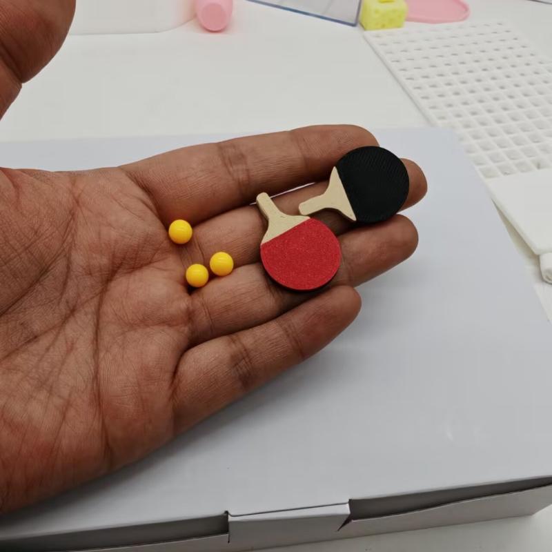 1Set Dollhouse Miniature Ping  - Table Tennis Umpire recension och pris